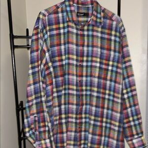 Multicolor Plaid Men's Shirt